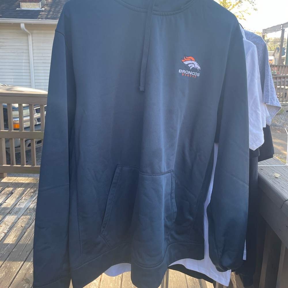 Denver Broncos Navy Hoodie XL